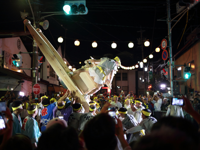 水無神社例大祭(みこしまくり)