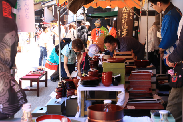 木曽漆器祭・奈良井宿場祭