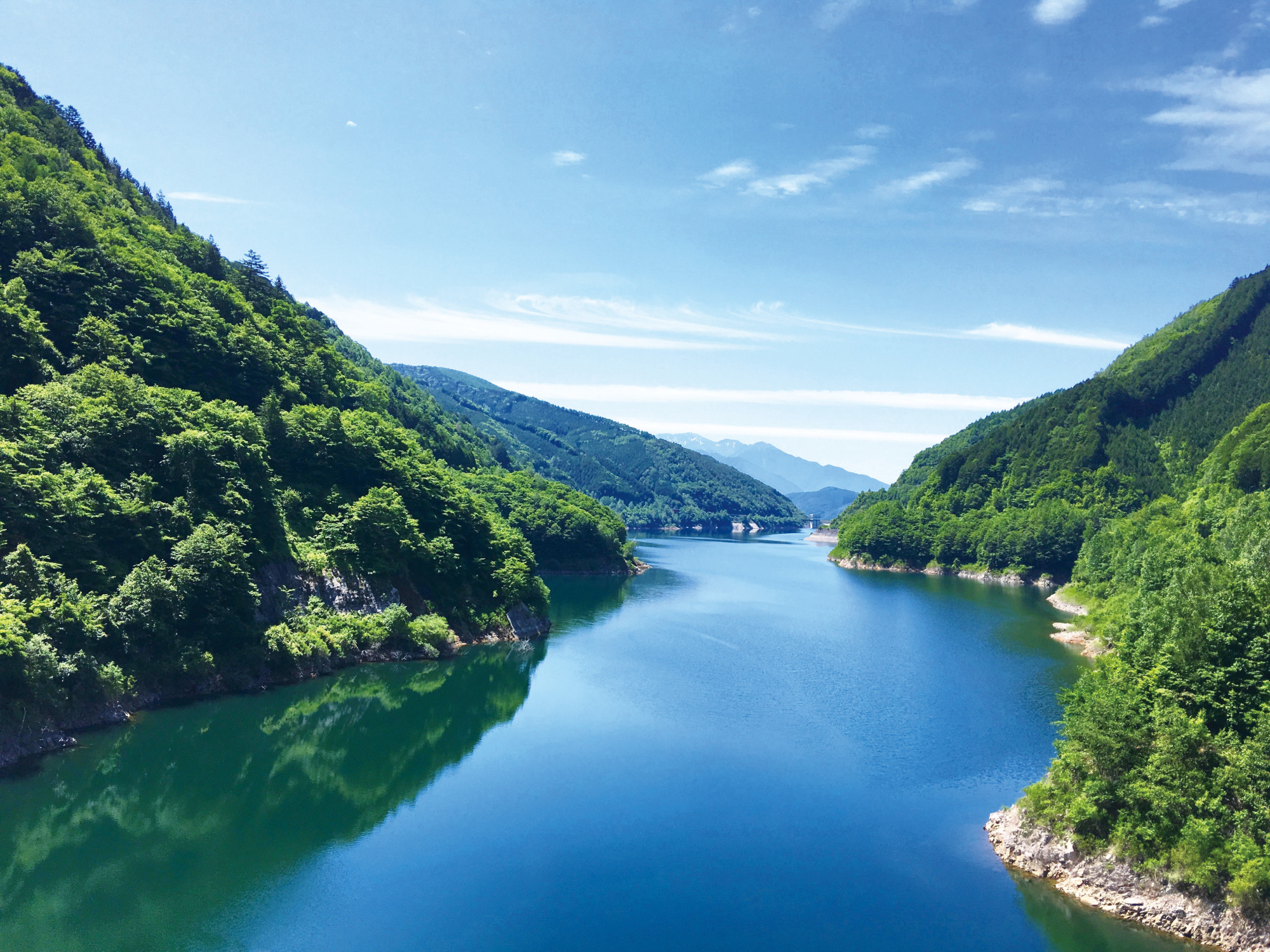 奥木曽湖＿味噌川ダム（撮影場所：木祖村）